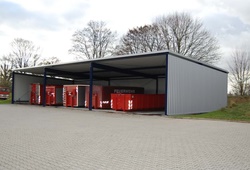 Hallenbau Metall Stahl Pfeil und Pfeil Stahlbau Siershahn im Westerwald