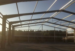 Hallenbau Metall Stahl Pfeil und Pfeil Stahlbau Siershahn im Westerwald